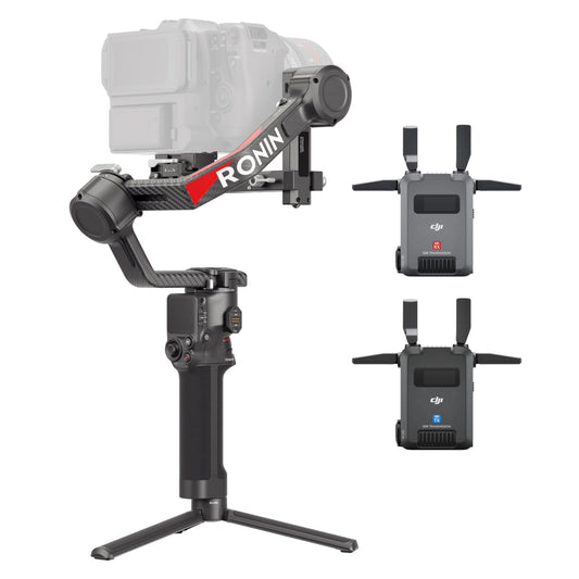 DJI RS 4 Pro, 3-Axis Gimbal Stabilizer for DSLR & Cinema Cameras Canon/Sony/Panasonic/Nikon/Fujifilm, Native Vertical Shooting, 4.5kg (10lbs) Payload, Dual Focus & Zoom Motors, SDR Transmission Combo