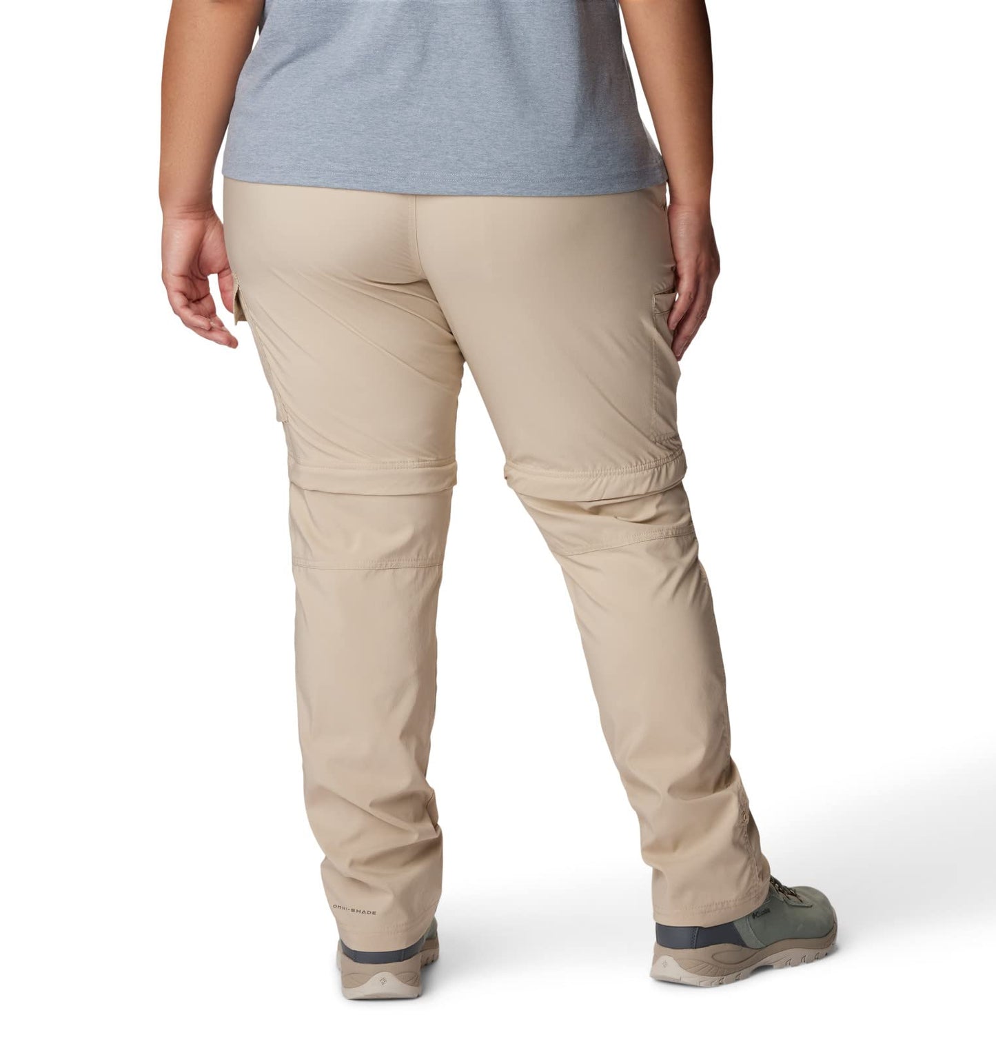 Columbia Women's Silver Ridge Utility Convertible Pant, Ancient Fossil, 4 Short