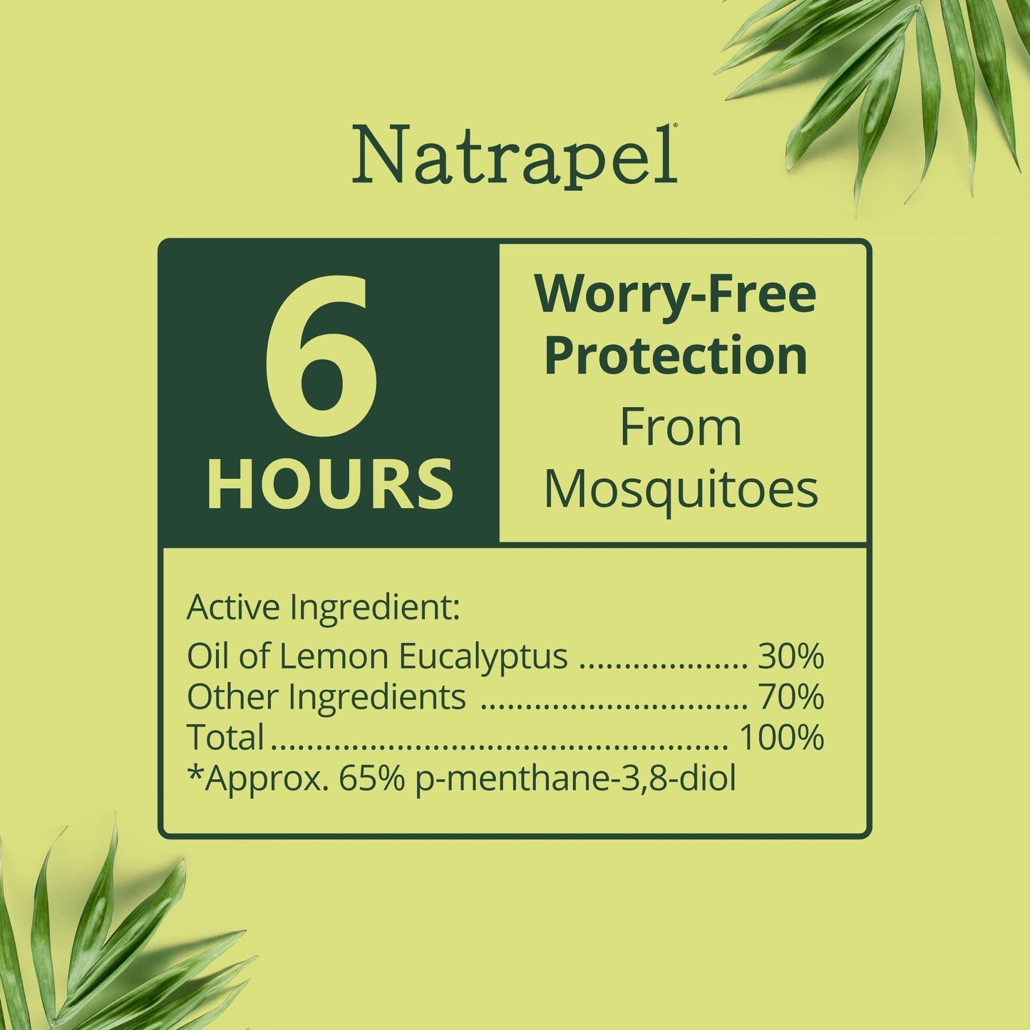 Natrapel Lemon Eucalyptus Pump 3.4 Fl Oz (Pack of 3)