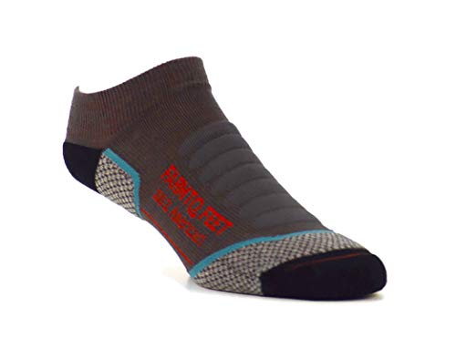 Farm to Feet Damascus Lightweight Technical Low Cut Merino Wool Socks, Plum, Medium