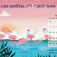 2026 Wild Safari Quest × Uttara Garg – Collector’s Tabletop Wildlife Calendar (A5)