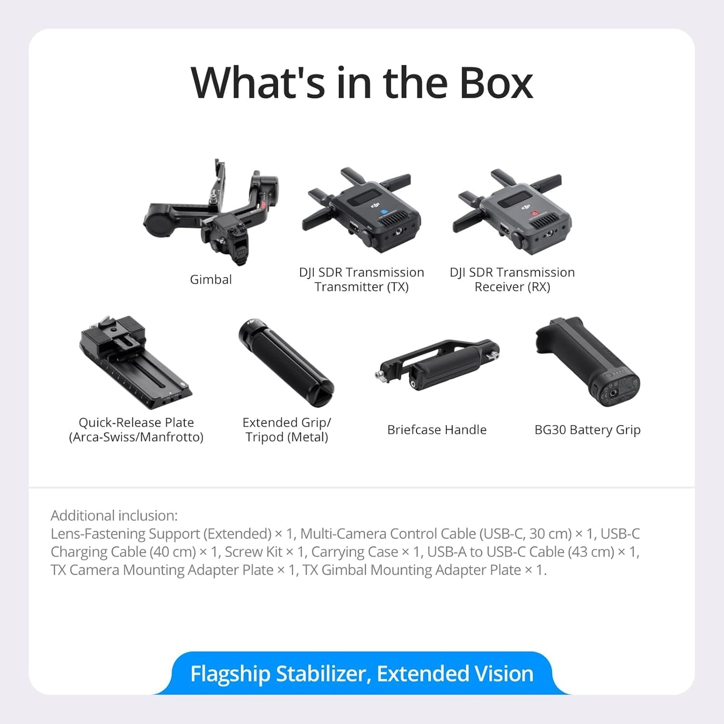 DJI RS 4 Pro, 3-Axis Gimbal Stabilizer for DSLR & Cinema Cameras Canon/Sony/Panasonic/Nikon/Fujifilm, Native Vertical Shooting, 4.5kg (10lbs) Payload, Dual Focus & Zoom Motors, SDR Transmission Combo