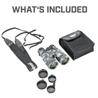 Bushnell All Purpose 10x42 Binoculars with Fully Coated Lenses and Textured Grip in Black Camo BBC1042